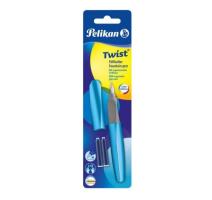 Stilou Twist Frosted Blue cu grip