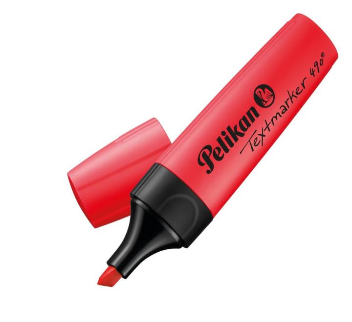 Szövegkiemelő 490 piros