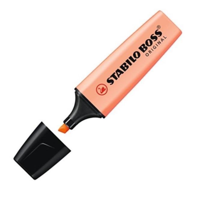 Szövegkiemelő Stabilo pasztell barack