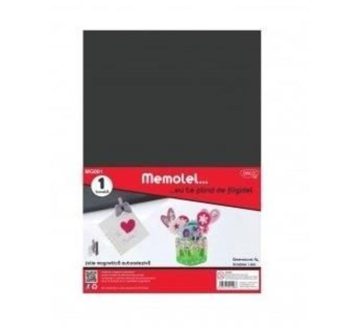 Ragasztható mágneses lap A4 fekete Daco