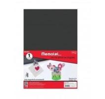 Ragasztható mágneses lap A4 fekete Daco