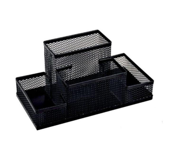 Írószertartó 4 részes Ecada fekete