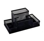 Írószertartó 4 részes Ecada fekete