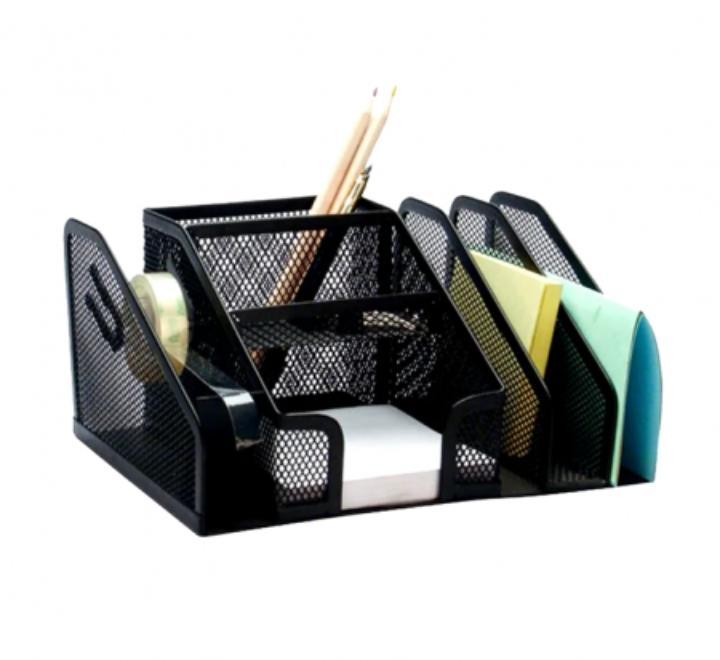 Írószertartó 7 részes fekete