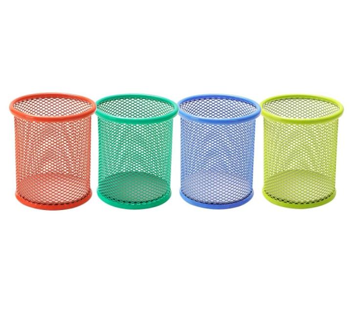 Színes hálós írószertartó Deli