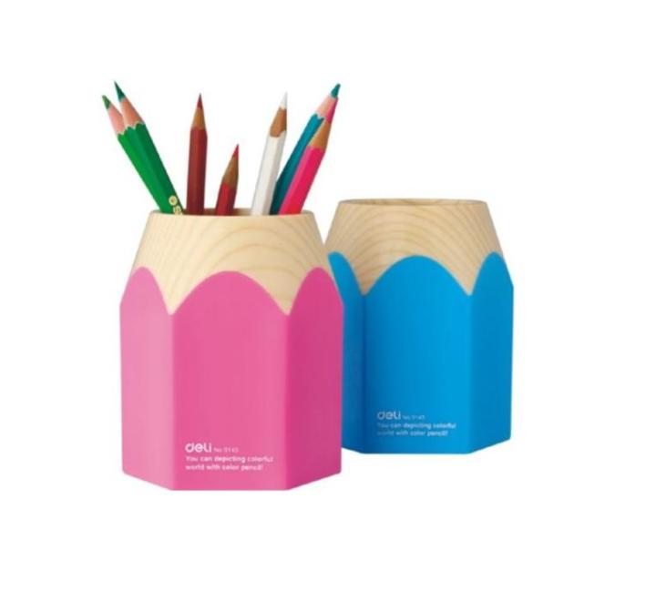 Írószertartó rózsaszín/kék Deli
