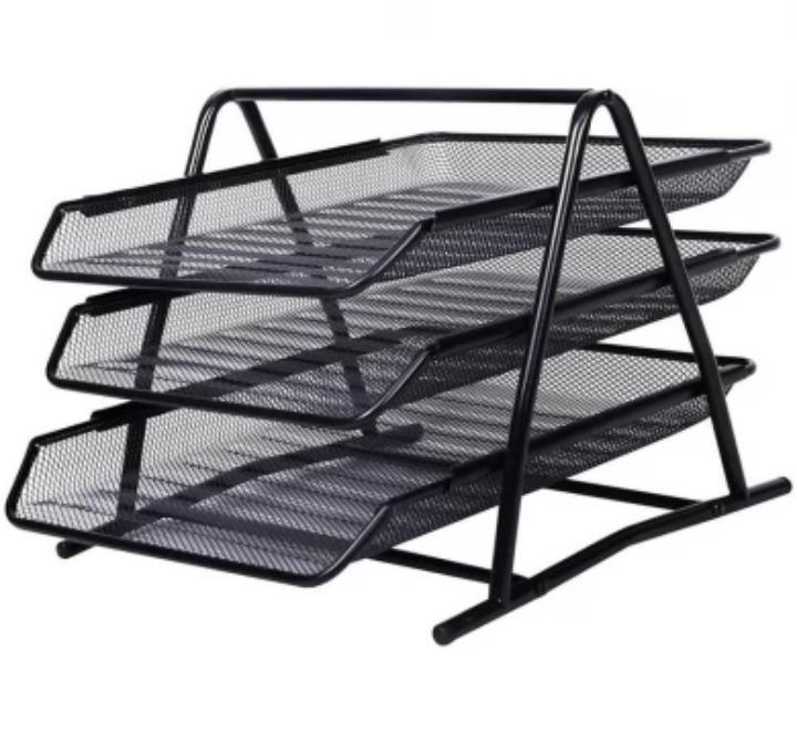 Mesh - 3 tálca,fém irattartó