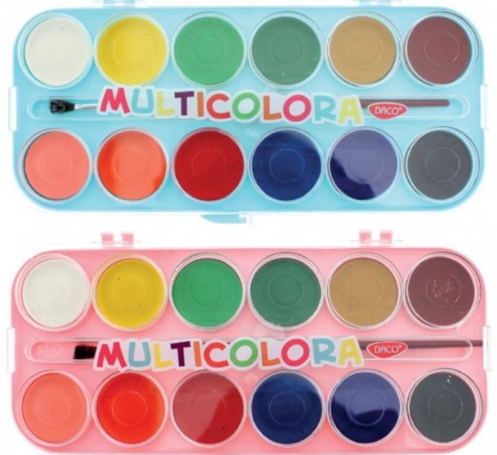 Acuarele 12 culori Multicolora AR123
