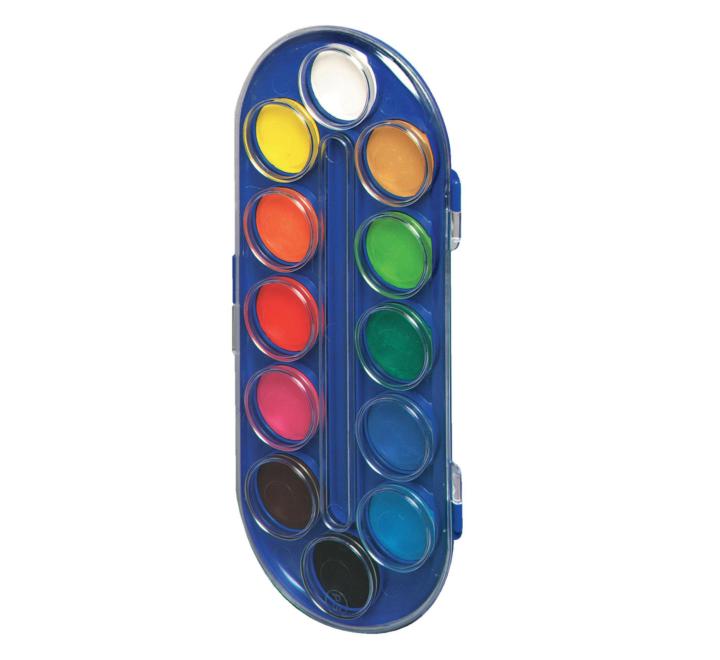 Vízfesték 12 szín Locomotif