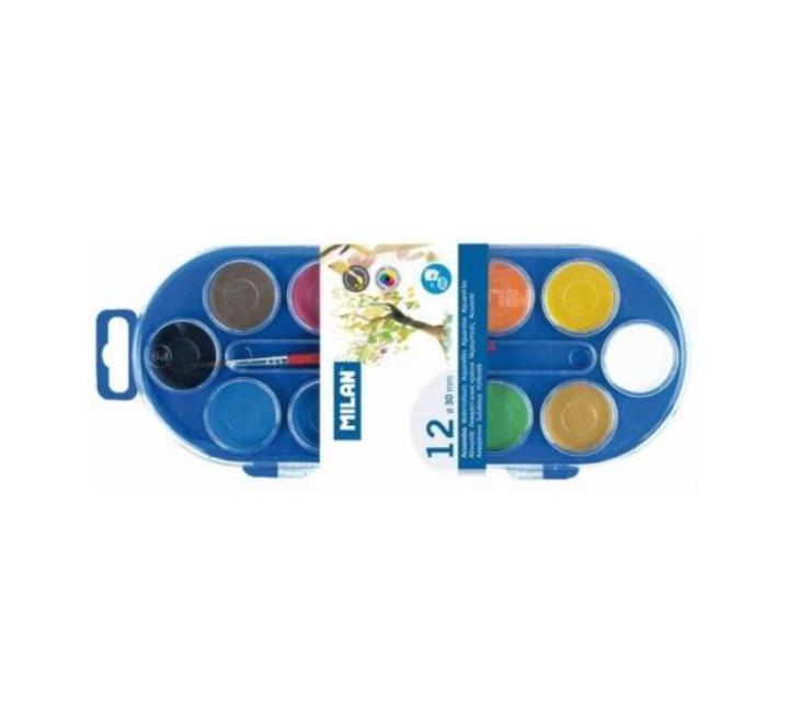 Vízfesték 12 szín Milan