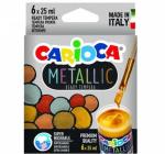 Tempera metalizált Carioca 6x25ml
