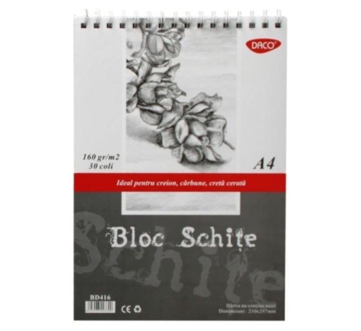 Vázlatfüzet A4 160g Daco