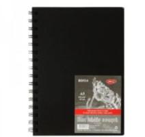 Bloc A5 hârtie neagră 30 file Daco