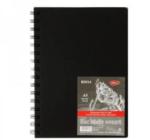 Vázlatfüzet A5-ös, fekete papírral, 30 lap Daco