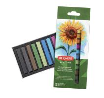 Creioane pastel soft 12 culori Derwent