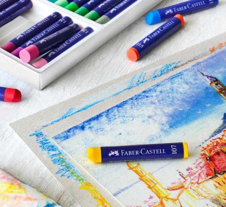 Olajpasztell kréta 12 szín Faber-Castell