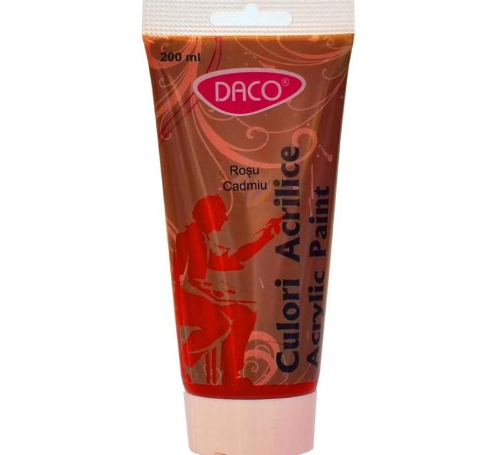 Akrilfesték 200ml kadmium vörös Daco