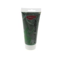 Culori acril 200ml verde mediu Daco