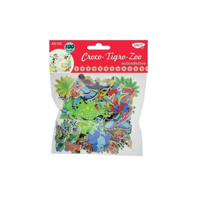 Krokodil-Tigris-Állatkert figura