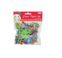 Krokodil-Tigris-Állatkert figura