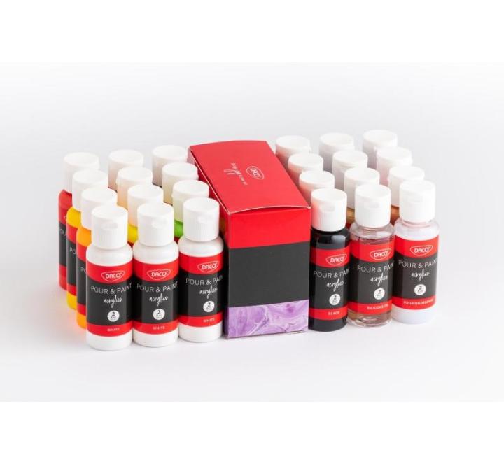 Akrilfesték 60ml Pouring Daco vegyes szinek