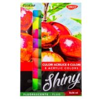 Culori acril 8 culori 36ml fluorescente
