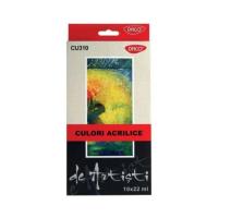 Culori Acril 10 culori 22ml Daco