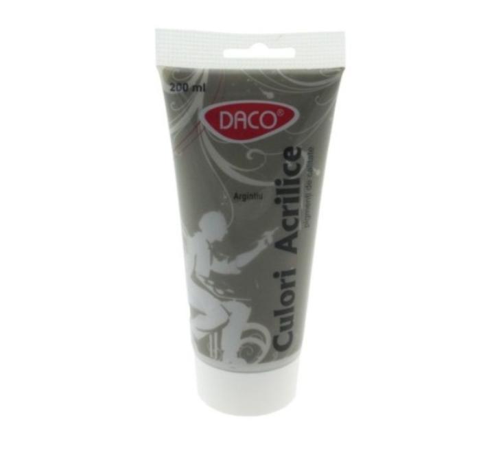 Akrilfesték 200ml ezüst Daco