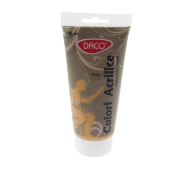 Akrilfesték 200ml arany Daco