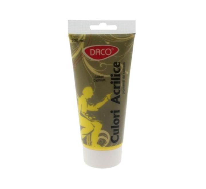 Akrilfesték 200ml kadmiumsárga Daco