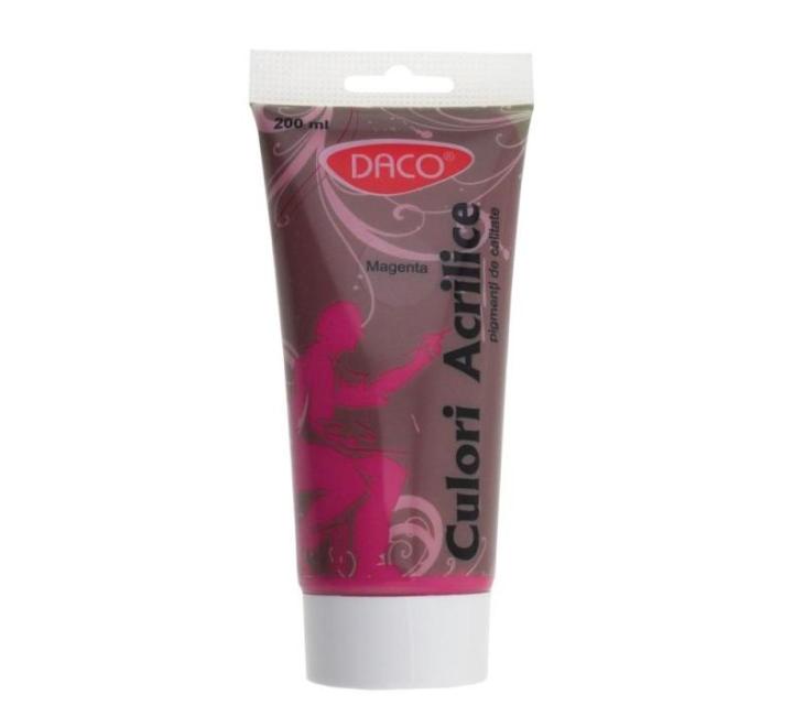 Akrilfesték 200ml magenta Daco