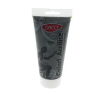 Culori acril 200ml negru Daco