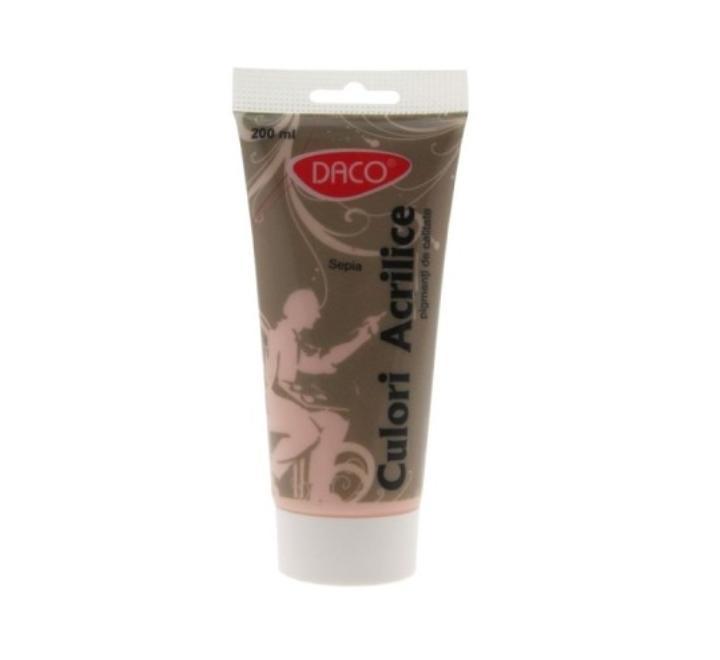 Akrilfesték 200ml szépia Daco