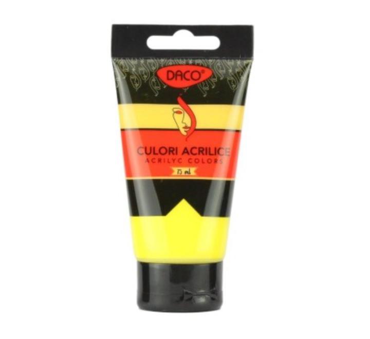 Akrilfesték 75ml citromsárga Daco