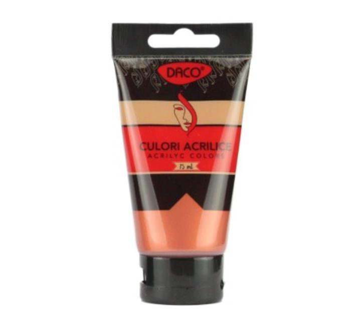 Akrilfesték 75ml metalizált barna Daco