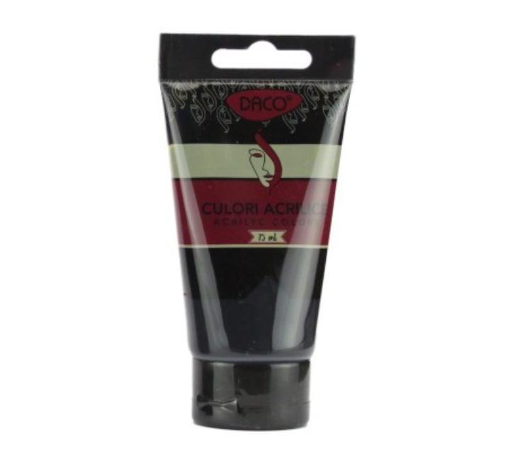 Akrilfesték 75ml fekete Daco