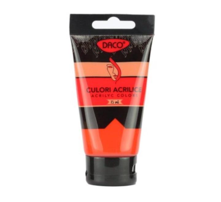 Akrilfesték 75ml cinóbervörös Daco