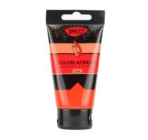 Akrilfesték 75ml cinóbervörös Daco