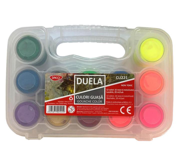 Gouache 6 neon+6 metal Daco