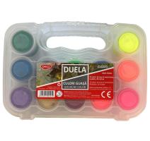 Culori guasa 6 neon+6 metal Daco