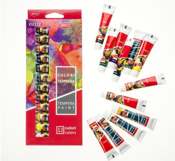 Tempera 12 szín Daco CU112