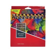 Culori tempera 18 culori Daco CU118