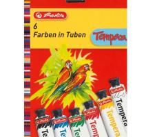 Culori tempera 6 culori 16ml Herlitz