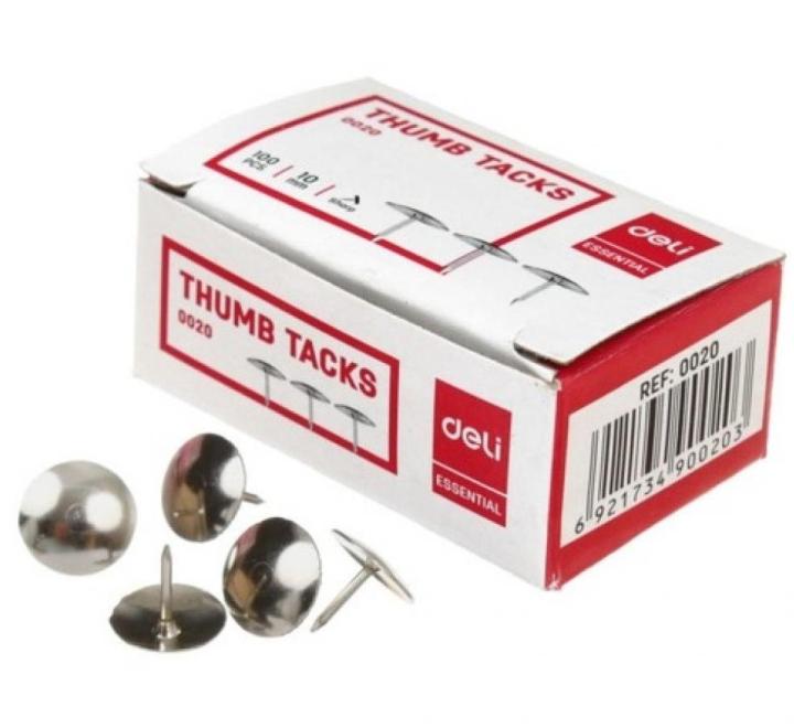 Fém rajzszeg 100/darab Deli