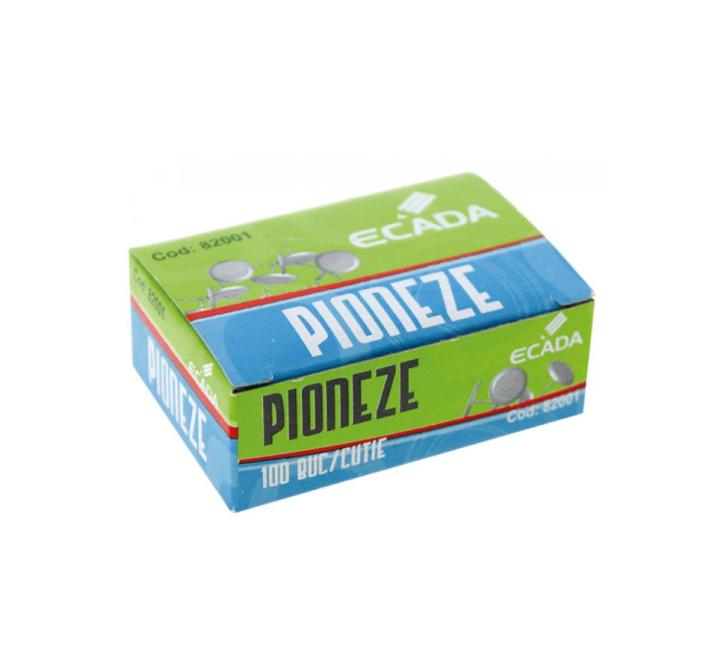 Nikkel rajzszegek 100/doboz Ecada