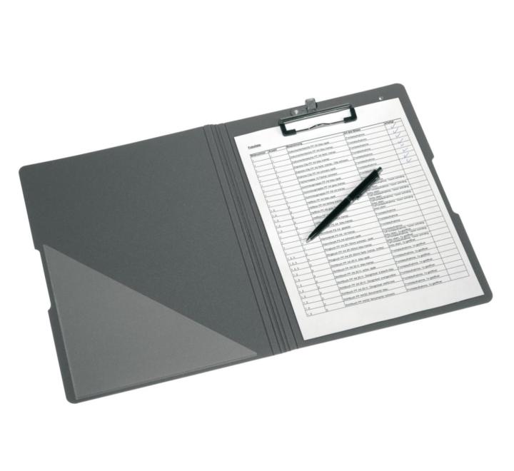 Felrírótábla A4 dupla PP EOTG fekete/szürke