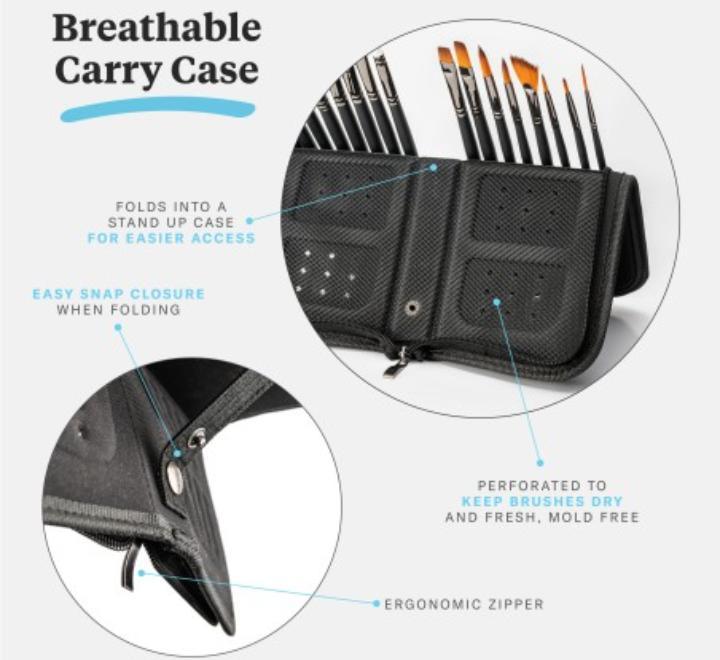 Ecset készlet 15+1 Clarity Daco