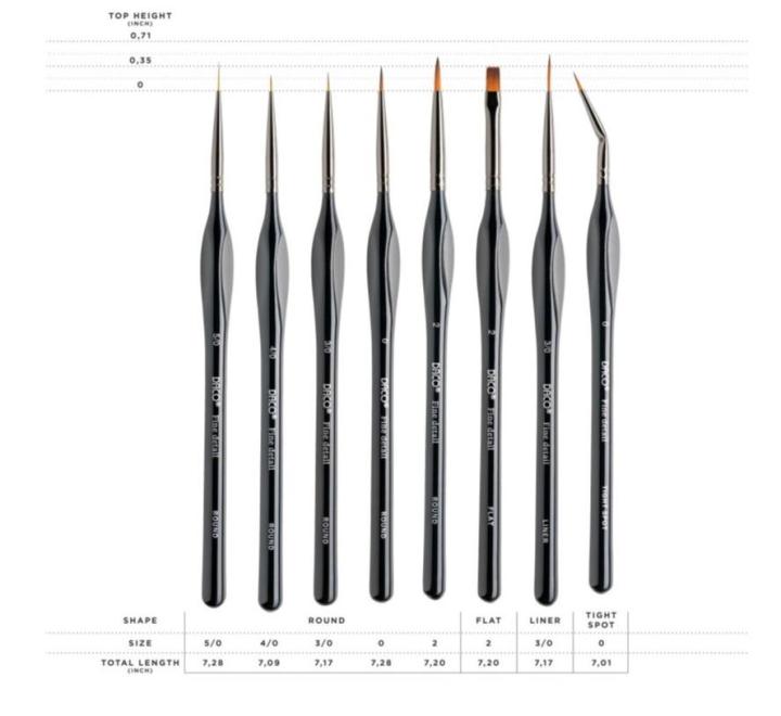 Ecset készlet 7+1  Daco