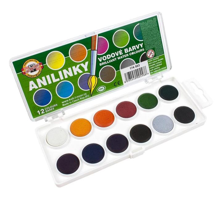 Vizfesték készlet Anilinky 12 szín