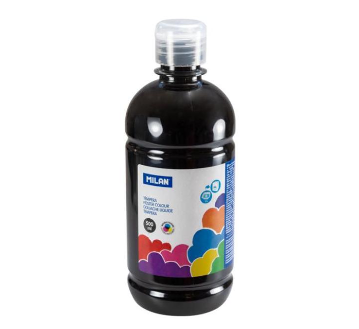 Tempera 500ml fekete Milan